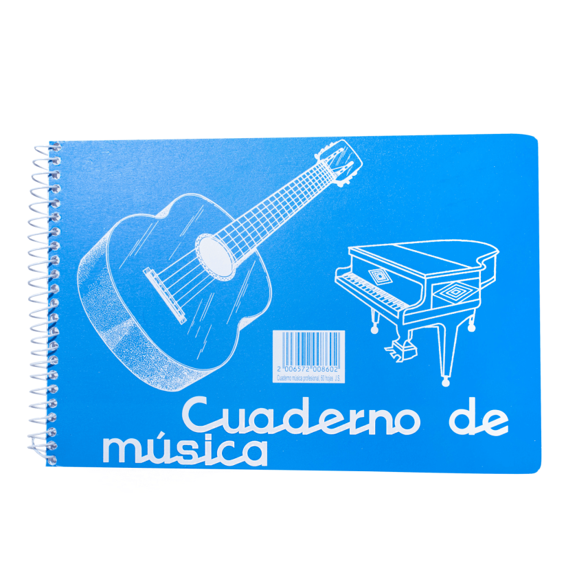 Cuaderno De Música J.S Pauta Entera 60 Hojas