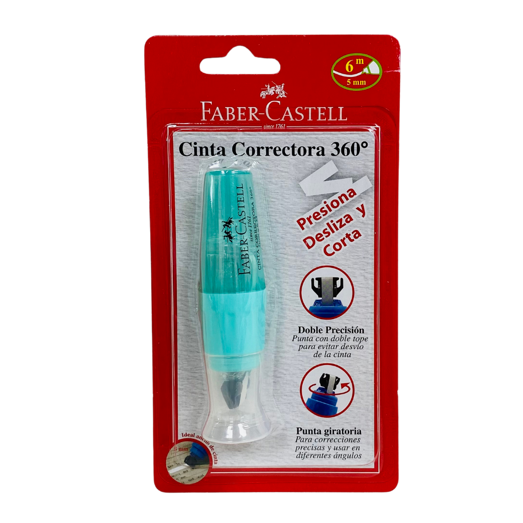 Cinta Corrector Roller Faber Castell 360° 5 mm 6 m