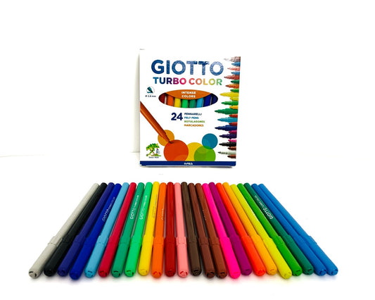 Lápices Escripto Turbo Color 24 colores Giotto