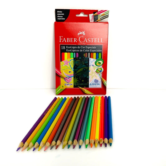 EcoLápices Colores Especiales Faber-Castell 18 colores