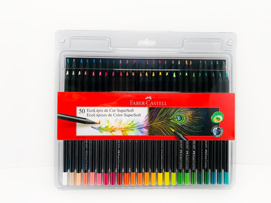 Lápices de madera Súper Soft 50 colores Faber-Castell