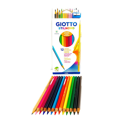 Lápices Giotto Stilnovo 12 colores