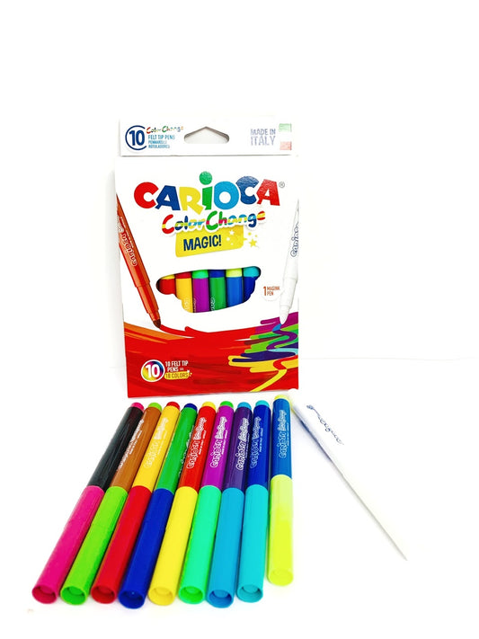 Plumones Colorchange 10 colores Carioca